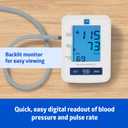 Medline digital Blood Pressure Monitor, Adult Upper Arm Cuff, Digital LCD Display, Stores Up To 90 Readings, Batteries includedes
