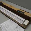 Lotus & Windoware Cordless, 2 Inch Faux Wood Blind, 34" Wide x 72" Long, Window Blinds, Blinds & Shades, Blinds for Indoor Windows, Embossed, Bright White