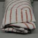 Lahome Abstract Washable Rugs, 4x6 Pink Rug for Bedroom Nursery Soft Non Slip Modern Living Room Rug, Ultra-Thin Non-Shedding Throw Carpet for Entryway Kitchen Office Darrell (4'x6',Pink/White)