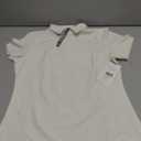 Women's Slim-Fit Polo Shirt - UV Protection, Moisture-Wicking, Stretchy Fabric for Golf & Daily Wear S