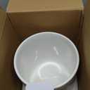 getstar Extra Large Rotating Utensil Holder for Kitchen Counter, 7.9" Ceramic Utensils Crocks Set for Countertop Large & Small Utensil Organizer for Spatula Farmhouse Kitchen Decor (Striped White)