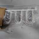 Household Essentials 9-Pair Wire Shoe Rack, White