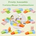 Climbing Toys for Toddlers, 5-Piece Foam Climbing Blocks with Ball Pit