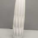 White Ceramic Vase, 18" Tall Vase for Floor Table Decorative Large Vases for Living Room Modern Home Decor Office Bedroom, Big Standing Flower Vase with Glossy Glaze