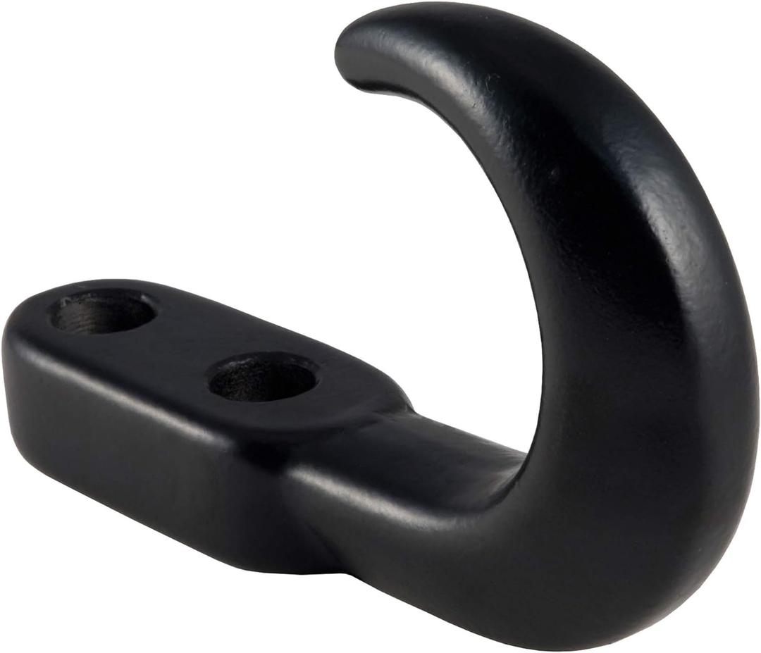 CURT 22430 Black Steel Tow Hook, 10,000 lbs Capacity