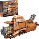 BuildingBoat Battle Trade Federation Droid Ship Multi Troop Transport Building Kit, Battle Soldiers Troop Carrier with 2 Droidekas & 8 Machine GunBuilidng Toy for Kids Ages 12+(1286 Pieces)