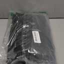 Hleelomi 5 Pack 40-inch Suit Bag Garment Bag for Travel and Storage, Garment Bags for Hanging Clothes with Zipper and Visible Transparent Window, Black