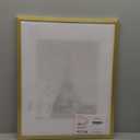 Upsimples 16x20 Picture Frame, Display Pictures 11x14 with Mat or 16 x 20 Without, Wall Hanging Poster Frame, Gold, 1 Pack