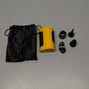 Portable Air Pump for Inflatables, 4000mAh Ultra Fast Air Mattress Pump with Advanced Heat Dissipation, 3 Nozzles Electric Air Pump Inflate Deflate for Sleeping Pads, Pool Floats (Yellow)