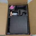 Esnbia Tub Shower Faucet Set (Valve Included) with 6-Inch Rain Shower Head and Tub Spout, Black Shower Head and Handle SetSingle-Handle Tub and Shower Trim Kit, Matte Black