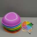 Rechargeable Stepping Stones for Kids, 6pcs Music and Light Up Anti-Slip Balance Sensory Toys for Toddler, Kids Indoor and Outdoor Play Equipment, Birthday Gifts Toys for 3 4 5+ Year Old Kids