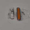 Parts N Go Side Marker Light Set Replacement with Chrome Trim For 1973-1980 C/K Pickup Truck Suburban Blazer Jimmy Driver & Passenger Side Left Right - GM2550108 6270434