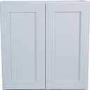 Design House Brookings Shaker Unassembled Wall Kitchen Cabinet W3024, 30 W x 12 D x 24 H, Painted White, Solid Wood, Design House, 561597, 30"x24" Ready To Assemble