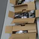 4 Pack Front Door Lock Set,Matte Black Exterior Door Lock Set with Deadbolt,Single Cylinder Deadbolt Lock and Door Knob Set,Keyed Alike Door Knob with Lock&Keys,Round Ball Entry Door Lockset