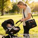 FHELAD Diaper Tote Bag, 4 in 1 Crossbody Diaper Bag with 16" Laptop Compartment, Black