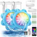 BYLIFITY LED Pool Lights, Color Changing Swimming Pool Light
