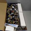 REXTiN Super Bright 200pcs 3 LED Module White 5050 SMD 66-72LM Each Module Waterproof Decorative Light for Letter Sign Advertising Signs with Tape Adhesive Backside