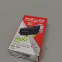 MUELLER Sports Medicine Green Fitted Wrist Brace for Men and Women, Wrist Pain Relief Support, Ideal for Carpal Tunnel, Tendonitis, Arthritis, Right Hand, Black, Large/XLarge