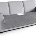 VANSOFY Couch Cover, Waterproof Sofa Covers Washable Slipcover Furniture Protector Couch Seat Covers Non-Slip Couch Cover for Dogs, Pets(Sofa Plus, Light Gray)