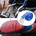 Cartman 1" x 12' Lashing Straps Cargo Tie-Down Strap Up to 600lbs, 8pk in Carry Bag, Blue
