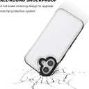 ONETOP Compatible with iPhone 17 Wallet Case with Card Holder, PU Leather Kickstand Card Slots Case, Double Magnetic Clasp and Durable Shockproof Cover 6.3 Inch (White)
