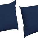 Arden Outdoor Pillow Back Cushion, 23x17, Sapphire Blue | Perfect for Deep Seat, Sofa, or Couch, Plush Support, Fade-Resistant, Mold and Mildew Resistant, 2 Pack