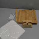 10 Inch Square Bamboo Tortilla Press Set with 60 Pc Parchment Paper, Heavy Duty Tortillera for Mexican Tacos, Roti, Burrito & Patacones