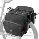 NDakter Bike Panniers, 30L Waterproof Panniers Bike Bags for Rear Rack, Expandable Double Bicycle Trunk Saddle Bag with Reflective Strips,E-bike Accessories for Commute and Mountain Cycling Travel