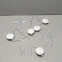 MAGICLULU 5pcs Led Christmas Cup Decorative Lights Creative Festival Lamps for Indoor and Outdoor Holiday Decor Battery Operated Featuring Bells Snowflakes Christmas Trees Stars