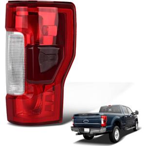 Tail Lights Compatible With 2017 2018 2019 Ford F250 F350 Super Duty Halogen w/Blind Spot Replace KC3Z13404C (Right Passenger Side)