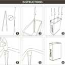 25" Slim Rolling Laundry basket on Wheels, 50L Collapsible Narrow Corner Laundry Hamper, Foldable Storage Bins, Black