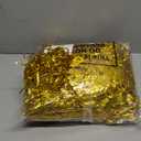 Vinsot 20 Pcs Gold Cheerleading Pom Poms Bulk Metallic Foil Pom Poms with Plastic Long Handles School Spirit Shakers for Spirit Sports Team Squad Dance Football Basketball Club Celebration