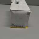 Lamicall Ski Goggles with 3X Anti-Fog - 100% UV Protection, OTG, Gifts for Skiing, Snowboard, Snowmobile, Men, Women (White Frame - Pink Lens)