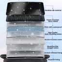 Windshield Snow Covers, 8 Layers WAaterproof Windproof Protection, Frost Defense, Ice, Sun, Snow, UV,ii566 (for Subaru BRZ)