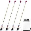 AZ4U Upgraded 4Pcs DC97-16350V PS12740434 27.6in Washer Suspension Rods Damper Replaces For Samsung Washer WA54R7600AV/US WA54R7600AC/US WA54R7200AW/US WA54R7200AV/US WA54R7600AW/US PD00071611