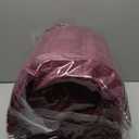 Burgundy Plush Rug for Living Room Fuzzy Carpet for Bedroom Dorm, Non-Slip High Pile Rug, Shag Rug for Playroom Nursery Home Office Decor 6X9 Ft