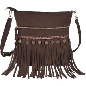 Women's Fringe Crossbody Bag,fringe purse,Boho purse,sequin bag for Suitable for parties, vacations, beaches