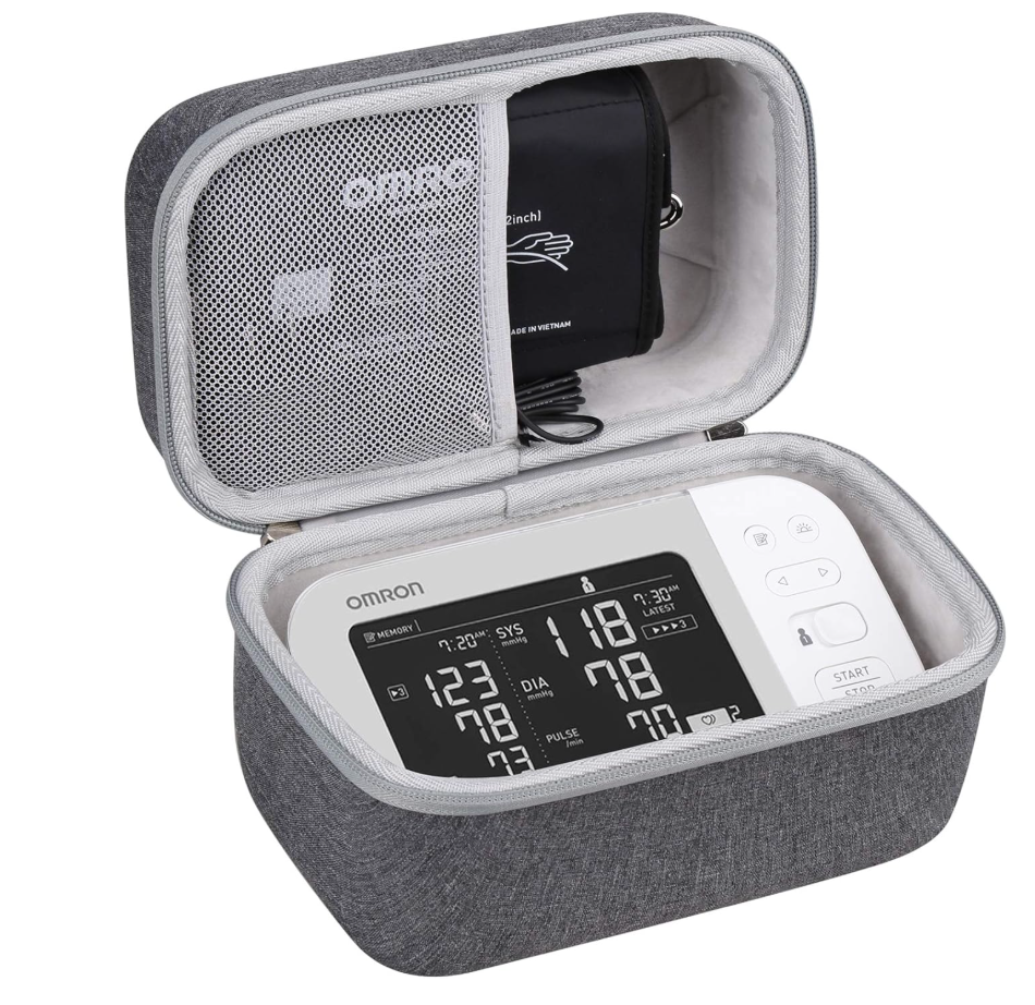 Aproca Case Compatible with OMRON Platinum Gold Blood Pressure Monitor, Portable Storage Bag for Accessories (Case Only)