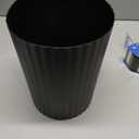 Black Trash Can