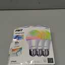Feit Electric Smart Light Bulbs with RGBW Color Changing and Tunable White, 60W Replacement, Dimmable, Wi-fi Enabled, No Hub Needed, Works with Alexa and Google, OM60/RGBW/CA/AG/3, 3 Pack