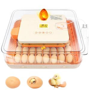 56 Egg Incubator for Hatching Chicken, Egg Incubator with Automatic Egg Turning and Humidity Temperature Control, Egg Candler, Chicken Incubator for Ducks/Quail/Goose Farm House lab Class
