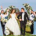 Wedding Arch Stand - 2pcs Large Balloon Floral Arch Stand Half Arch Flower Frame,Heavy Metal Base&Triangular Structure More Stable for Bridal & Ceremony Baby Shower Birthday (White, 5.9Ft&6.9Ft)