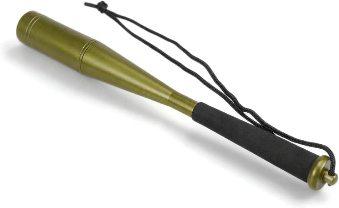 Fishing Priest Aluminum Solid Fish Bat 25mm Club Foam Handle, Approx.25*2.5*2.5cm / 9.8*1.0*1.0"