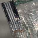 6 Pcs French Tip Nail Brushes Set Oblique Head Tip Nail Brushes 3 Oblique Head Brush 3 Moon Shape French Brush with Wood Handle for Nails Tips UV Gel Acrylic Painting Drawing Pen