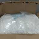 LOFE Side Sleeper Pillows for Adults - Curved Pillow with 3 Compartments for Neck Pain Relief, Adjustable Crescent Pillow Side Sleeper with Extra Shredded Memory Foam Bag and 2 Pillowcases, 19 * 29in