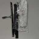 Shower Squeegee with Long Handle, 15-51" Telescopic Squeegee for Window Cleaning, Window Squeegee for Glass Doors, Extendable Window Cleaner Tool for Tile Walls, Sliding Door, Floor, Car Windshield (Silver+black)