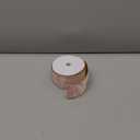 Pink Velvet Ribbon Wired 2.5" x 10 Yards Pink Christmas Wired with Gold Backside, Christmas Tree Ribbon for Wreaths, Bows, Crafts, Home Decor, Gift Wrapping