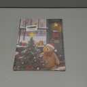 YJIKRTVT Snowman Christmas Canvas Wall Art, Holiday Snow Starry Sky Painting Artwork, Xmas Party Hanger Decor, Winter Snowman Painting Christmas Wall Decor for Living Room Bedroom 8x10 Inches