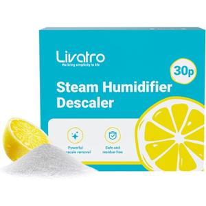 Citric Acid Cleaning 30 Individually Wrapped Descalers for Humidifiers, Kettles & Distillers | Powerful AntiLimescale, MoistureResistant & EcoFriendly