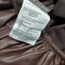 SearchI Waterproof PU Leather Dining Chair Covers Set of 4, Stretch Oilproof Parsons Chair Slipcovers Removable Washable Kitchen Chair Protector for Dining Room (Brown)